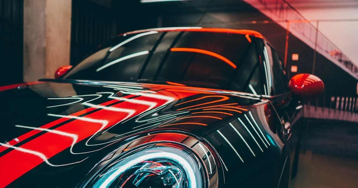 schöne Autokarosserie